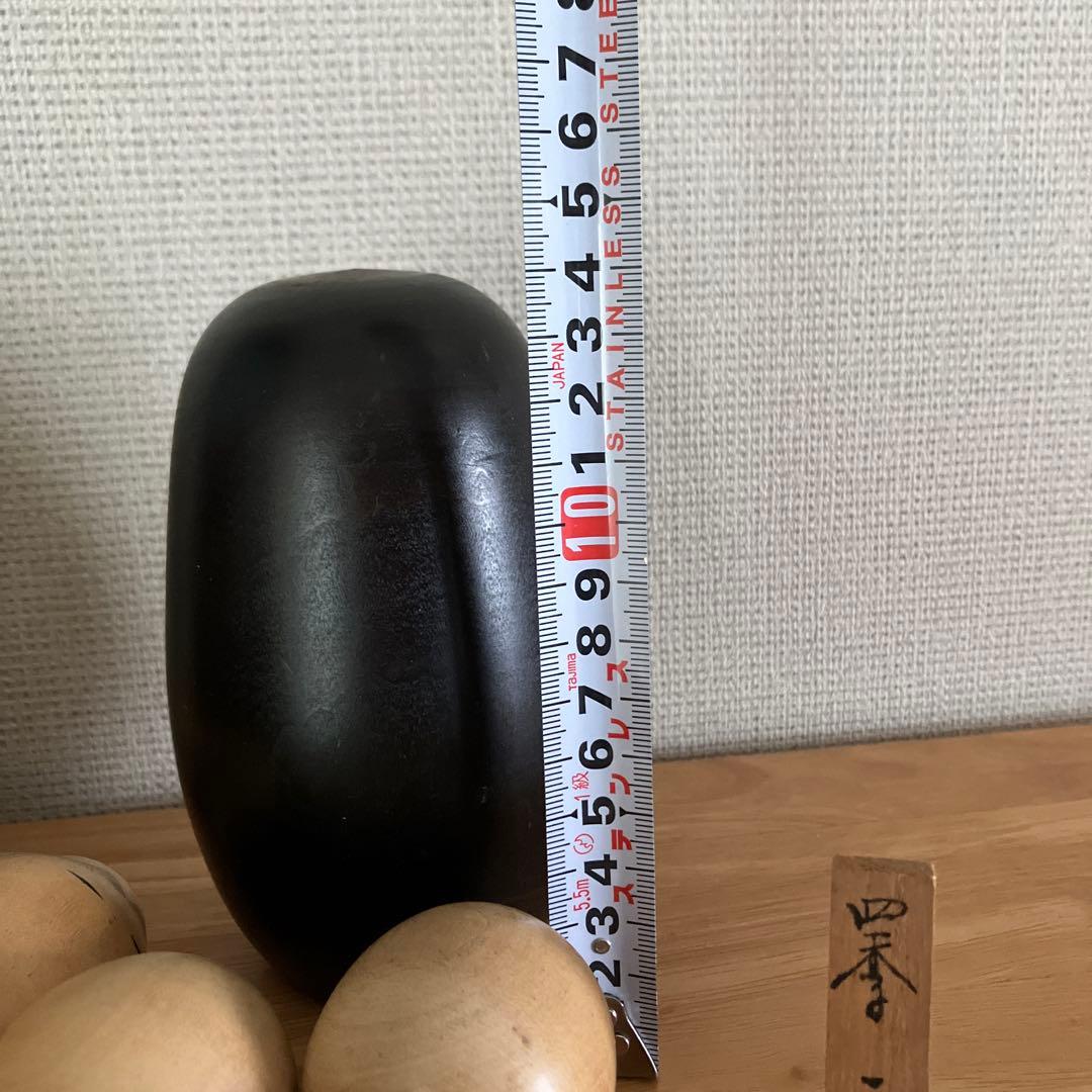 日本の木製こけし人形セット