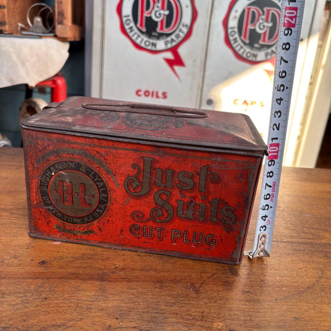 USA Antique NEWYORK BUCHANAN&LYALL TIN缶