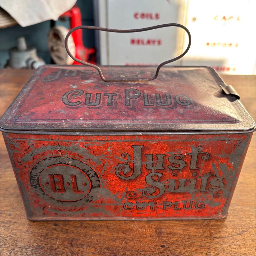 USA Antique NEWYORK BUCHANAN&LYALL TIN缶