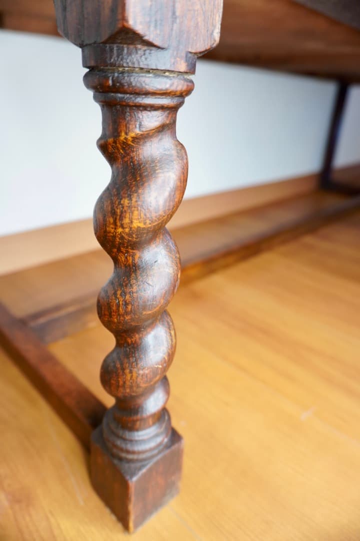 イギリス アンティーク 食器棚 カップボード H210cm