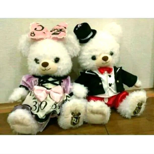 ディズニー ★ ユニベア シティ ホイップ & パフィ★時計柄ドレス タキシード