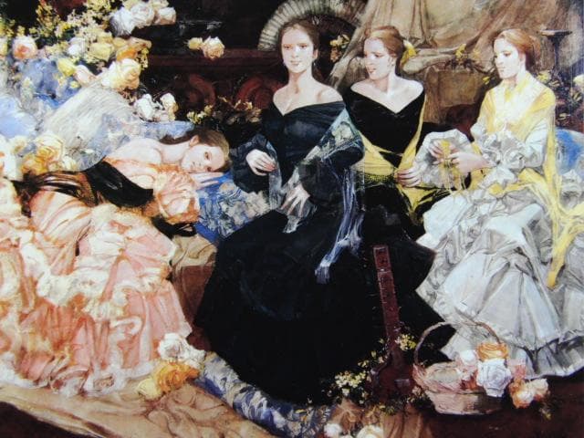 斎藤、三郎、黄色いジャスミン、希少な画集より、新品高級額・額装付