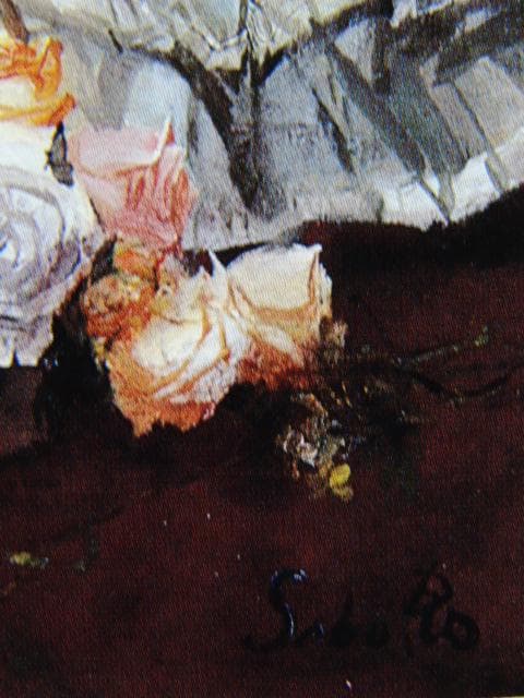 斎藤、三郎、黄色いジャスミン、希少な画集より、新品高級額・額装付