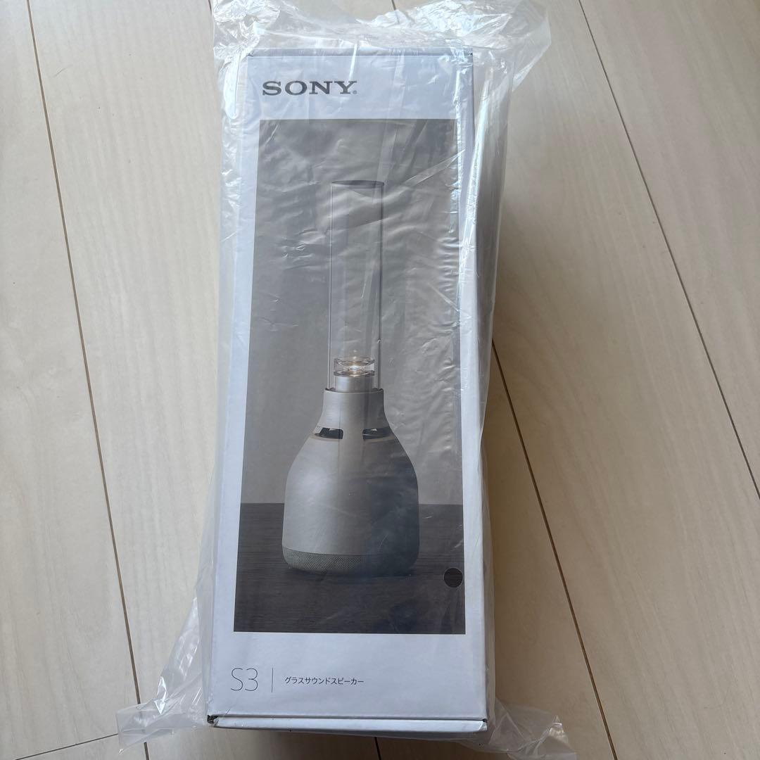 新品未使用品 SONY グラスサウンドスピーカー S3 LSPX-S3