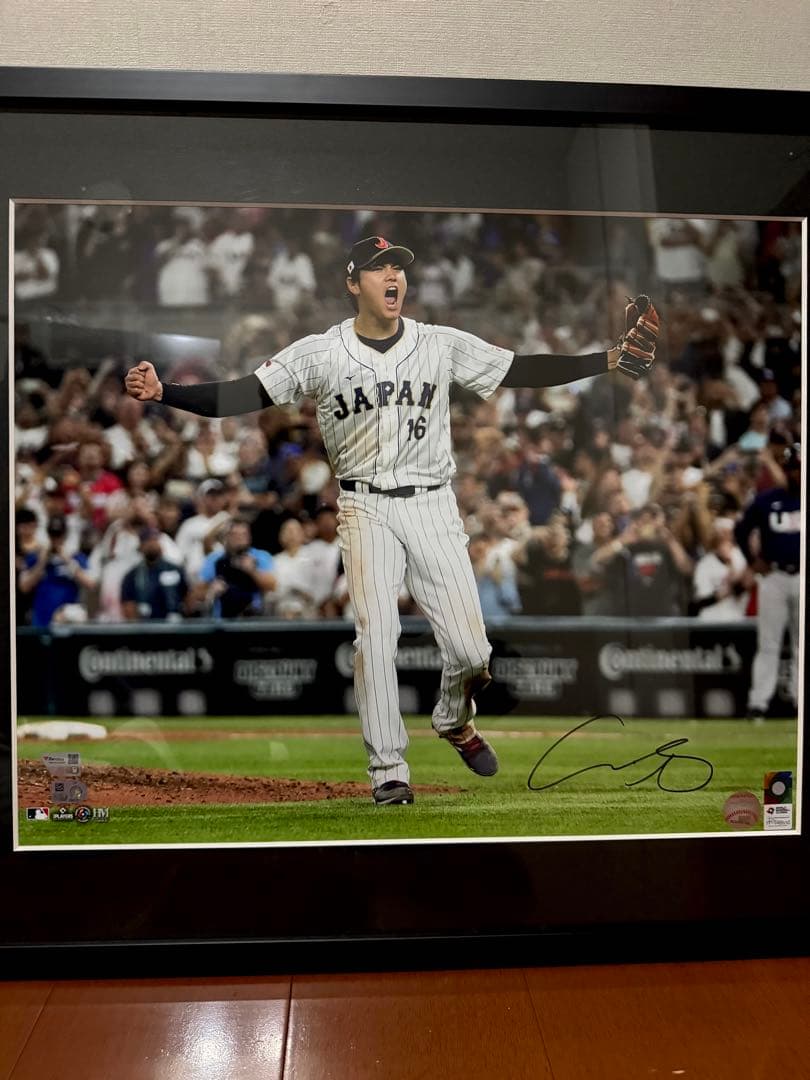 【まっつんさん。専用】大谷翔平 WBC特大写真 MLBホログラム ドジャース入団