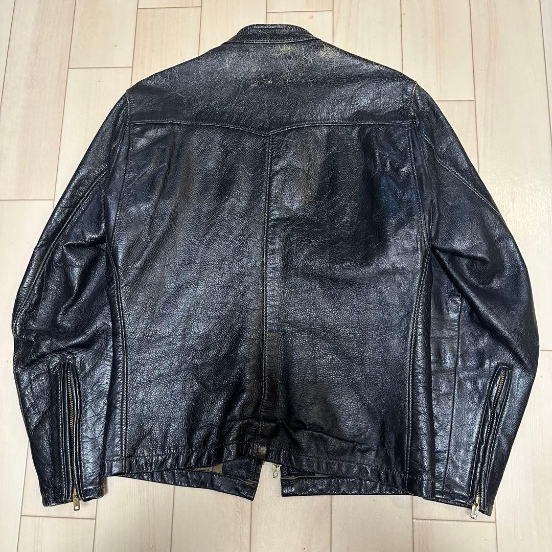 9*7様 50's BATES ブラック シングルライダースジャケット