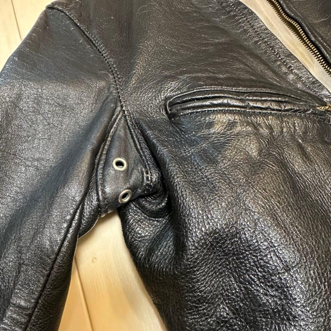 9*7様 50's BATES ブラック シングルライダースジャケット