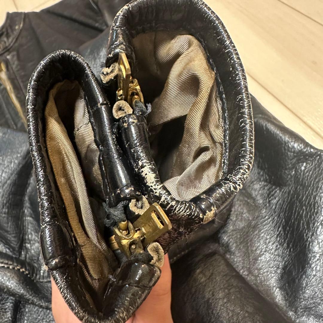 9*7様 50's BATES ブラック シングルライダースジャケット