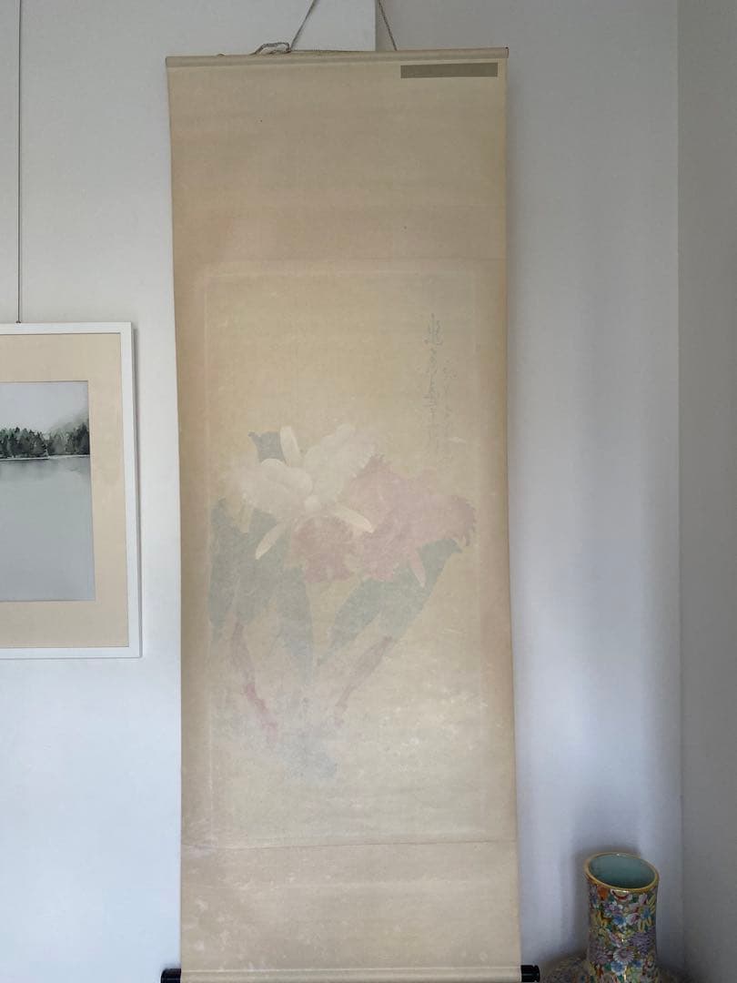 台湾画家 嶺南画派伝承者　李源海 作 水墨画　中国画