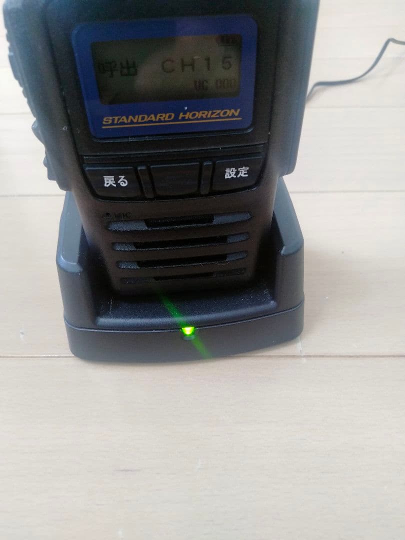 SR730 デジタルトランシーバー技術基準適合証明のマークあり