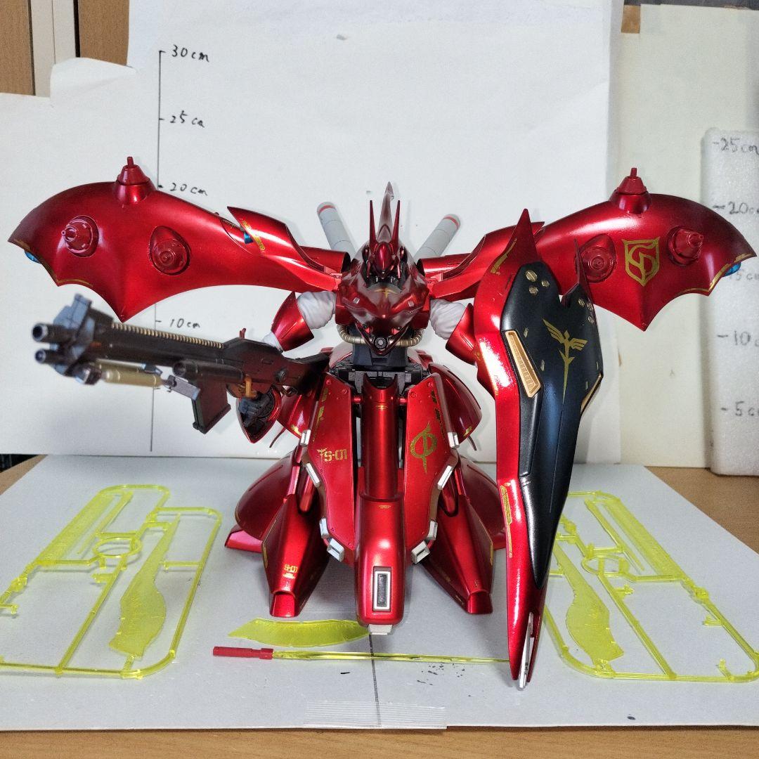D*C様 HG 1/144 ナイチンゲール 塗装完成品 逆襲のシャア ガンプラ
