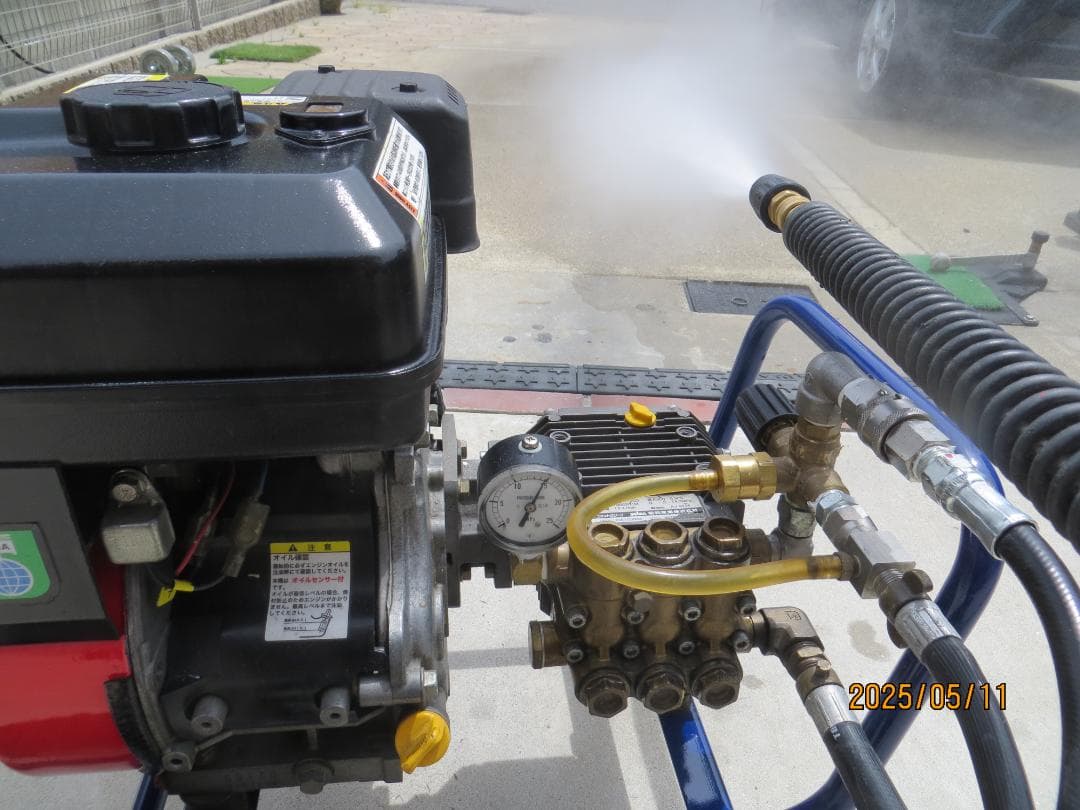 ★エンジン高圧洗浄機★精和産業JC-1513GO★フルセット即使用可能★
