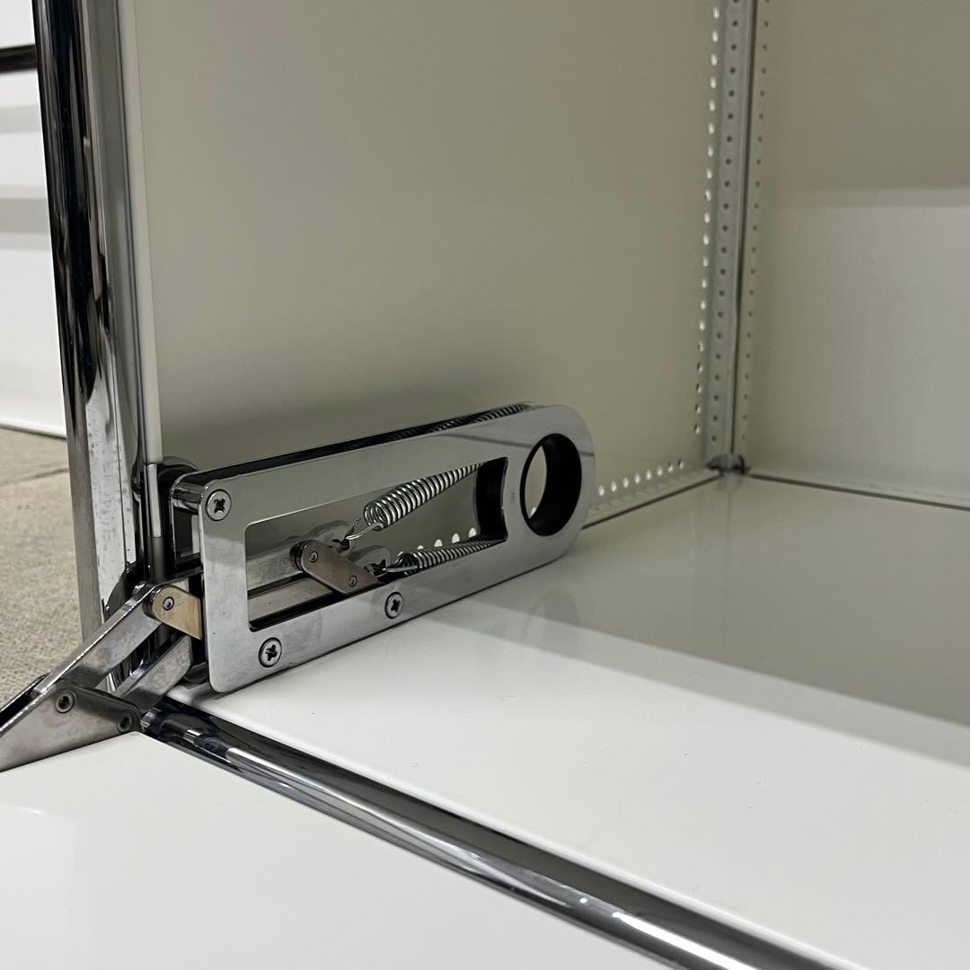 ★sora★USMハラー １列２段 鍵付キャビOP/DD 色：白