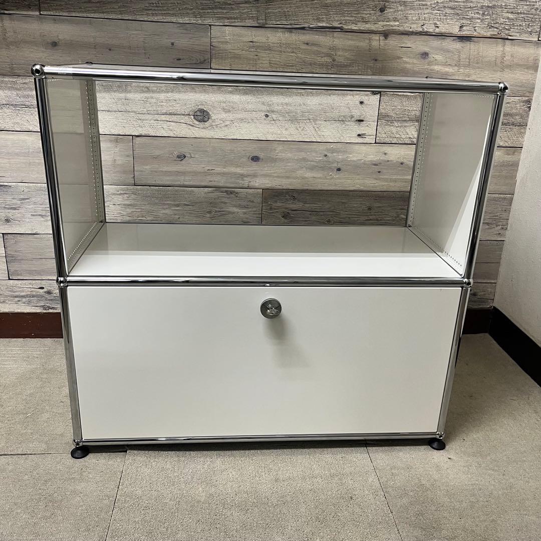 ★sora★USMハラー １列２段 鍵付キャビOP/DD 色：白