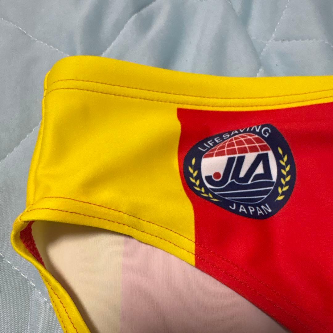 Lifesaving Japan GUARD 競泳水着 赤/黄色
