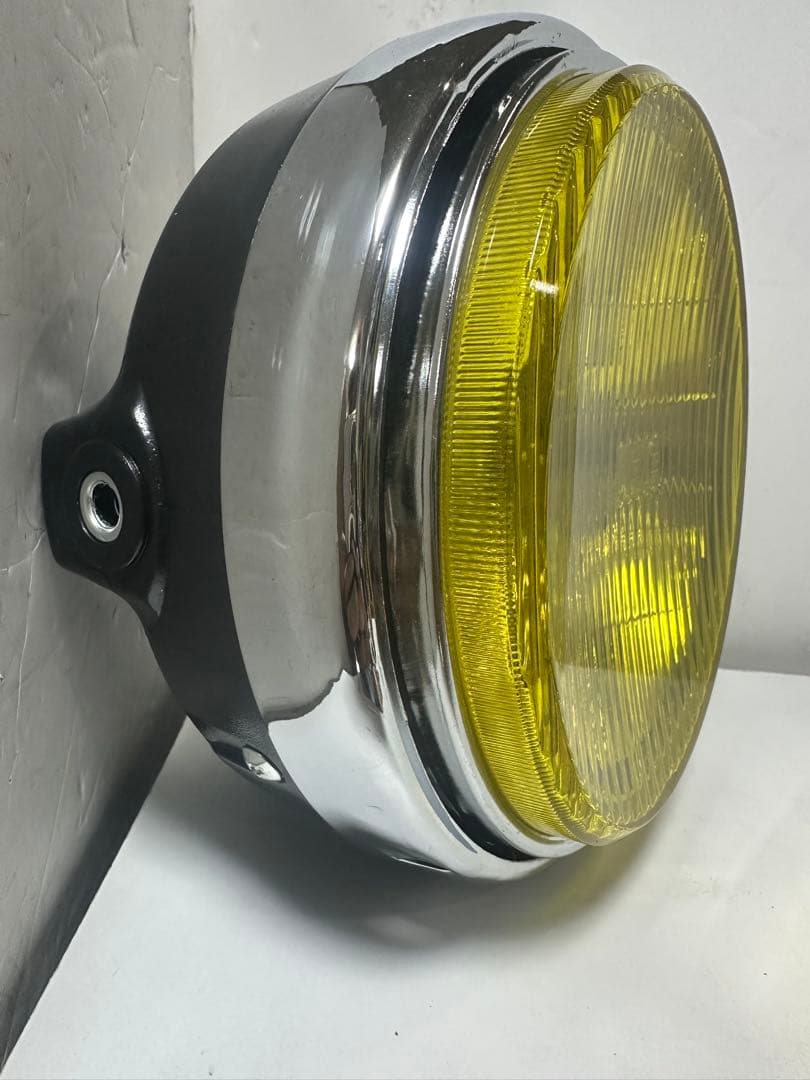 当時物IPF凹みイエローレンズ付きヘッドライト/検索CIBIEシビエ マーシャル