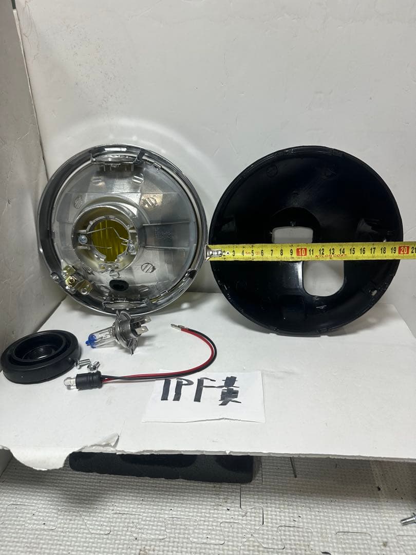 当時物IPF凹みイエローレンズ付きヘッドライト/検索CIBIEシビエ マーシャル