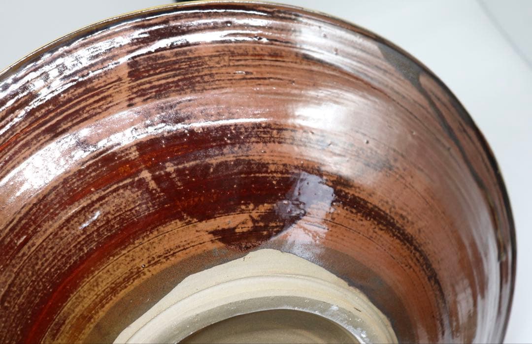 小鹿田焼　大皿　置物　共箱　送料込み1101