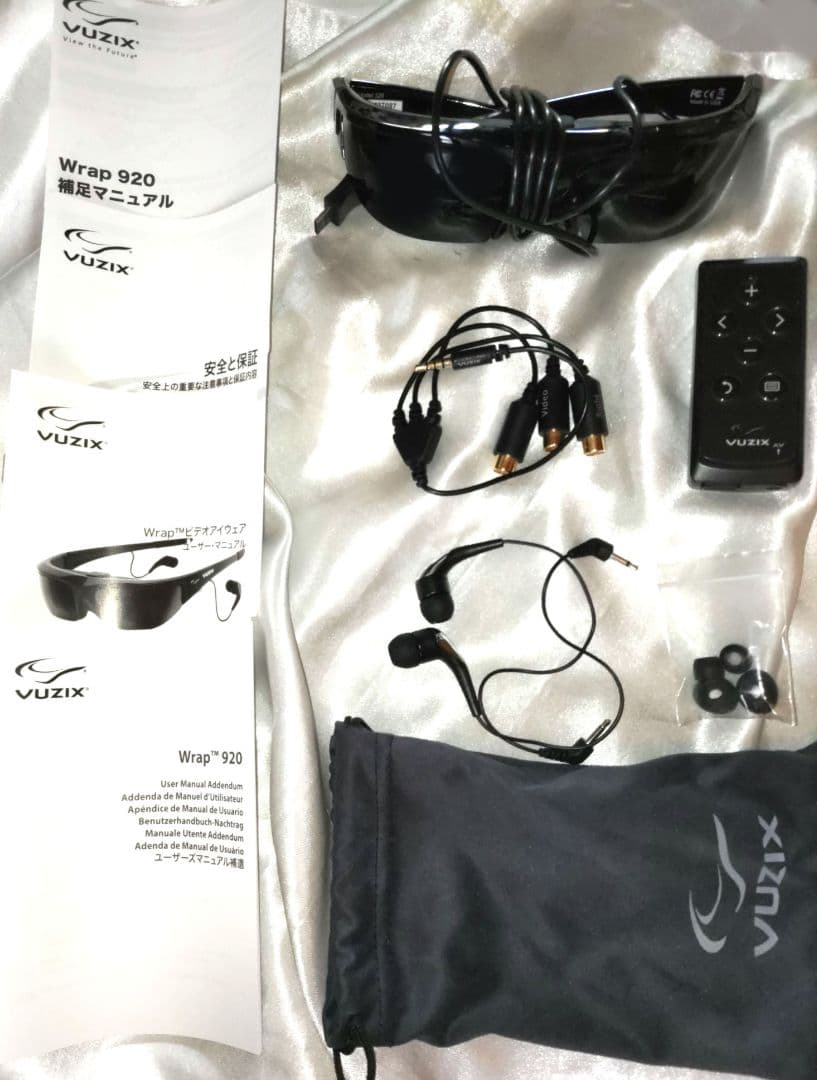 Vuzix Wrap 920 ヘッドマウントディスプレイ 動作品