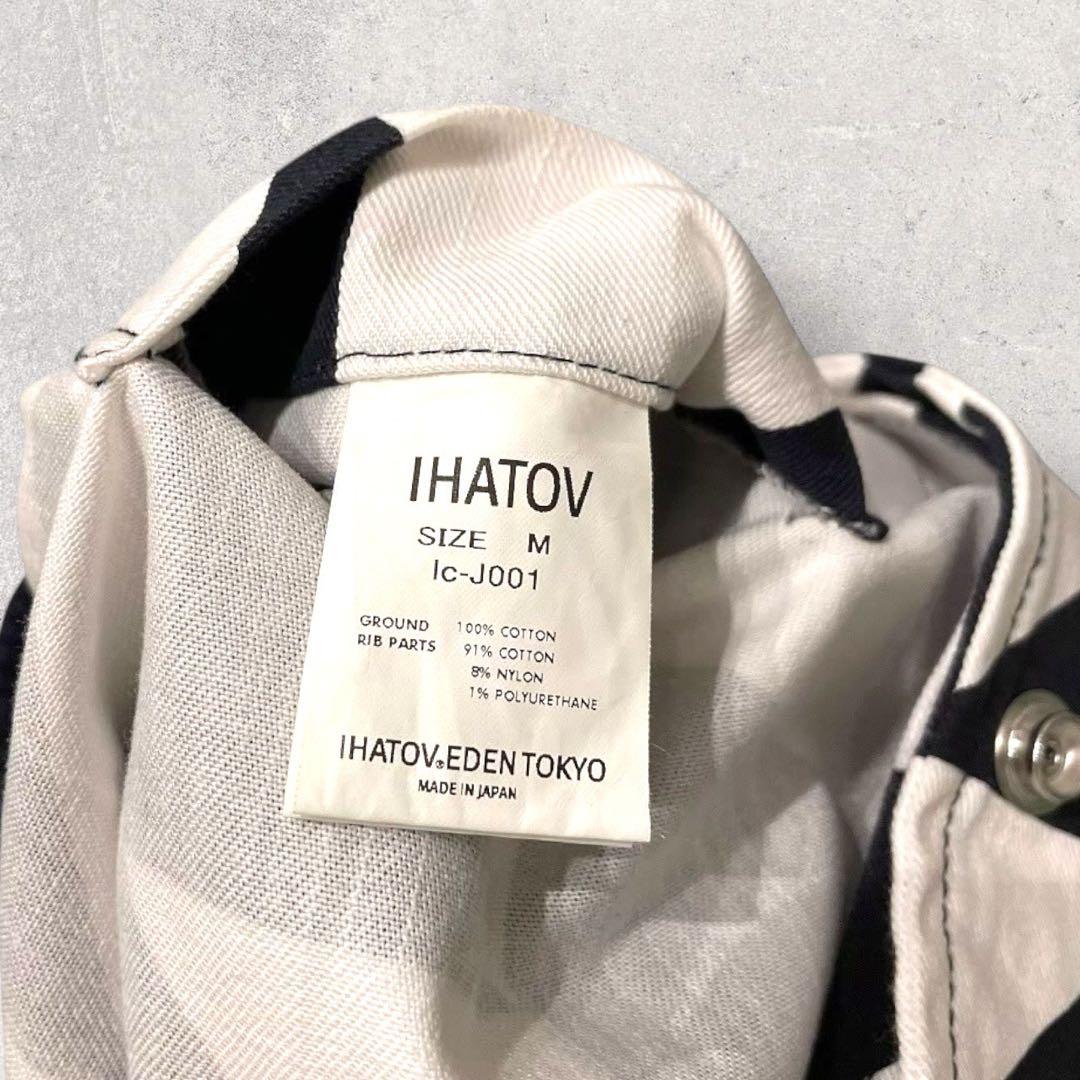 希少 22S/S IHATOV 名作 カークラブジャケット ブルゾン 幾何学模様