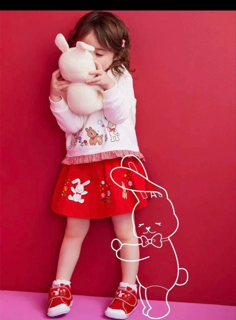 ミキハウス　チエコサク　スカート S100ー110cm