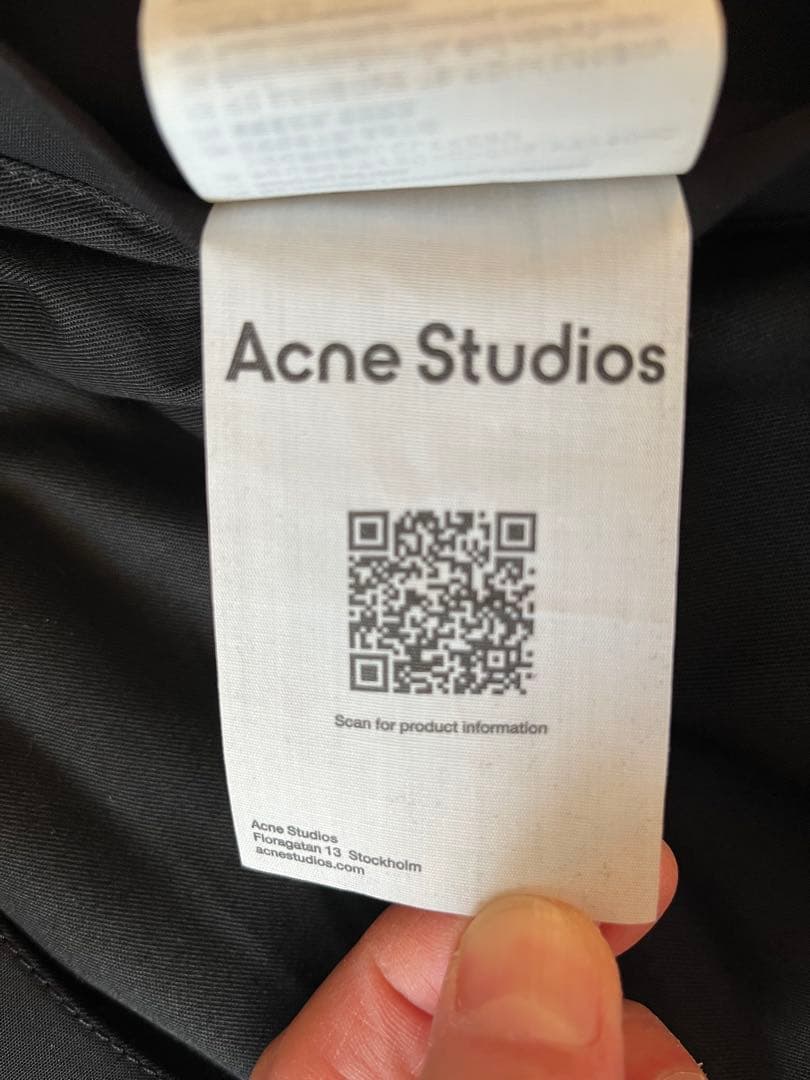 Acne Studious ボンバーパデッドジャケット 新色ブラック44
