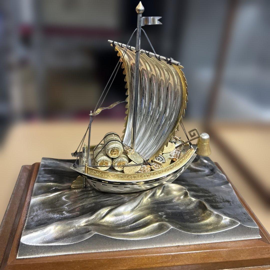 関武比古 作『銀製 宝船』　STERLING980