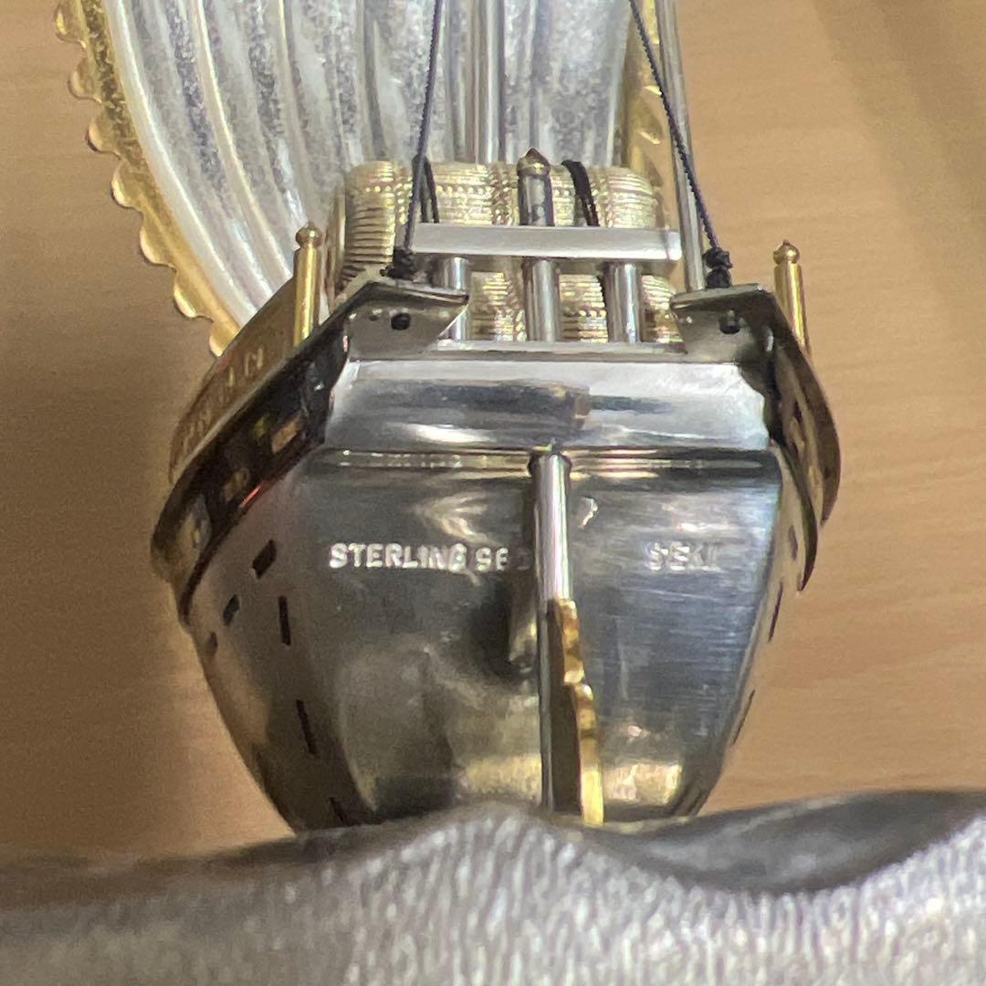 関武比古 作『銀製 宝船』　STERLING980