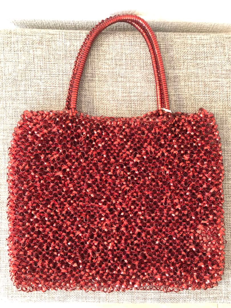 bear☆アンテプリマ ワイヤーバッグ レッド 希少カラー