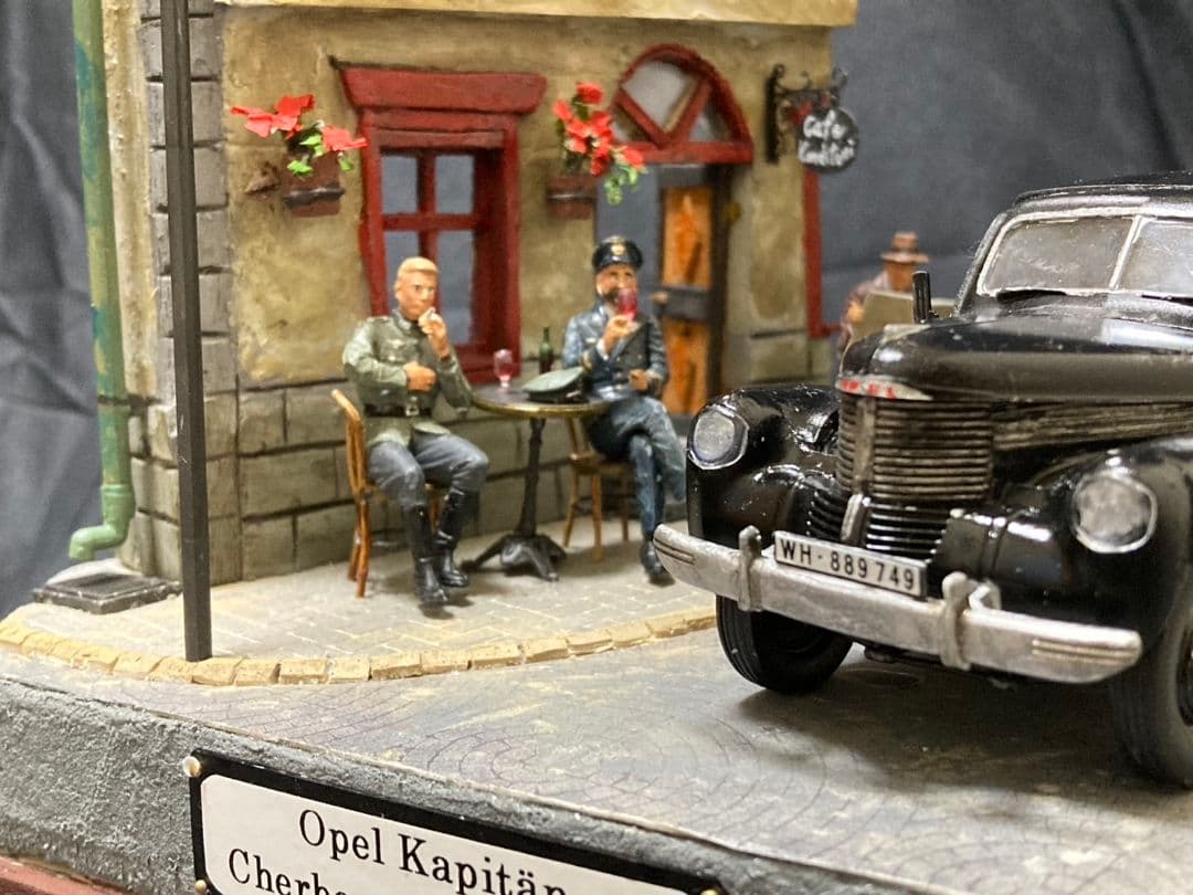 ドイツスタッフカー　ミリタリー　ジオラマ