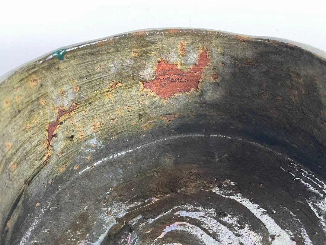 キリスト教伝道者　裏千家　藤尾宗羊 藤尾英二郎　自作茶碗　銘洋々　共箱