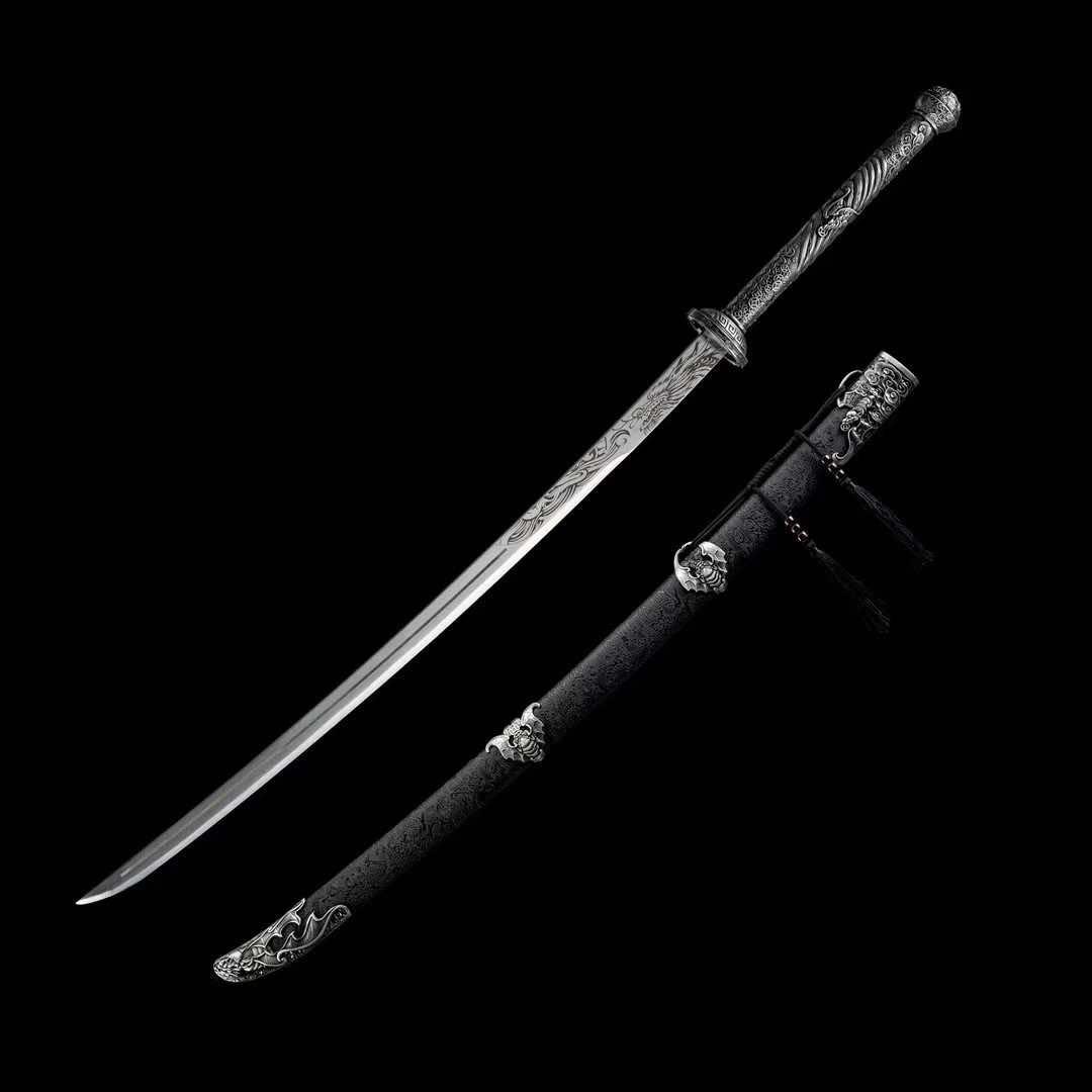 蝙蝠 苗刀 長尺 刀装具 日本刀 模造刀 武具 舞踊刀 古兵器