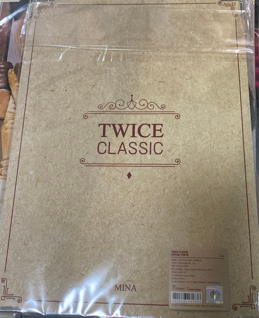 TWICE ミナ　MINA 直筆　サイン入りポスター写真