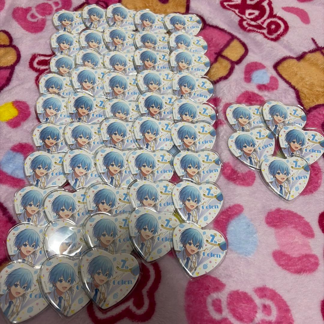 Colon 7周年記念 ハート型バッジ　53個セット