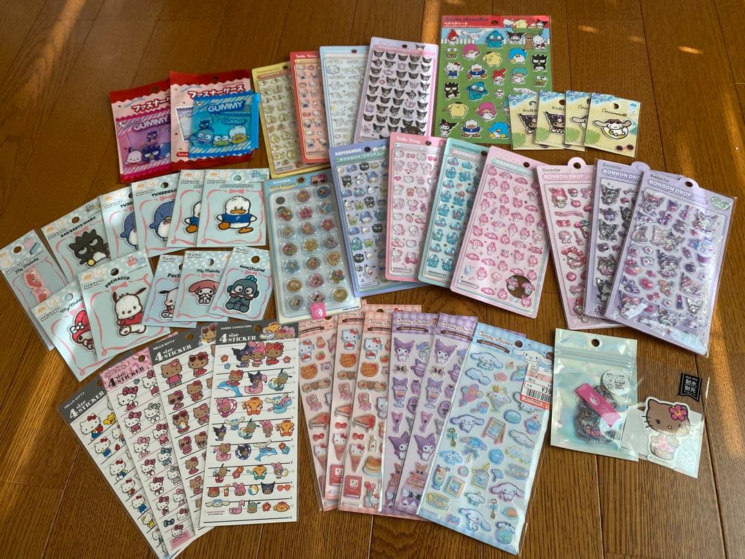 サンリオ ボンボンドロップミニ シール 42点セット