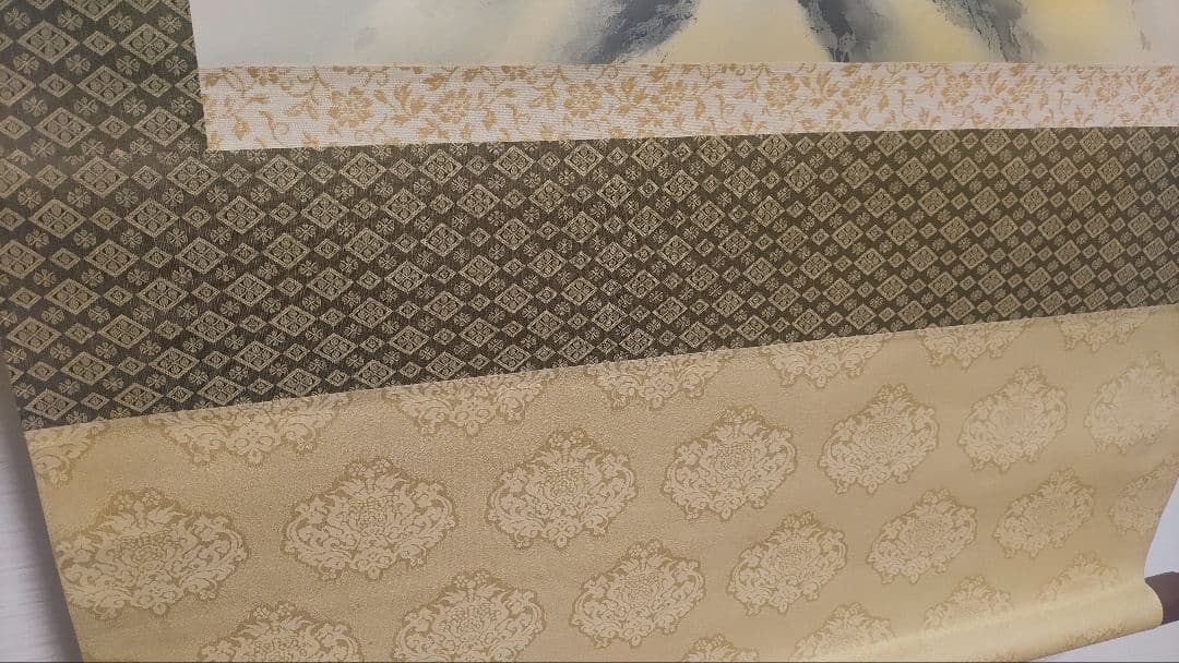 ご希望額まで値下げ～@赤富士鷹・紅葉鹿・猛虎 鳥獣画の複製掛軸3本セット