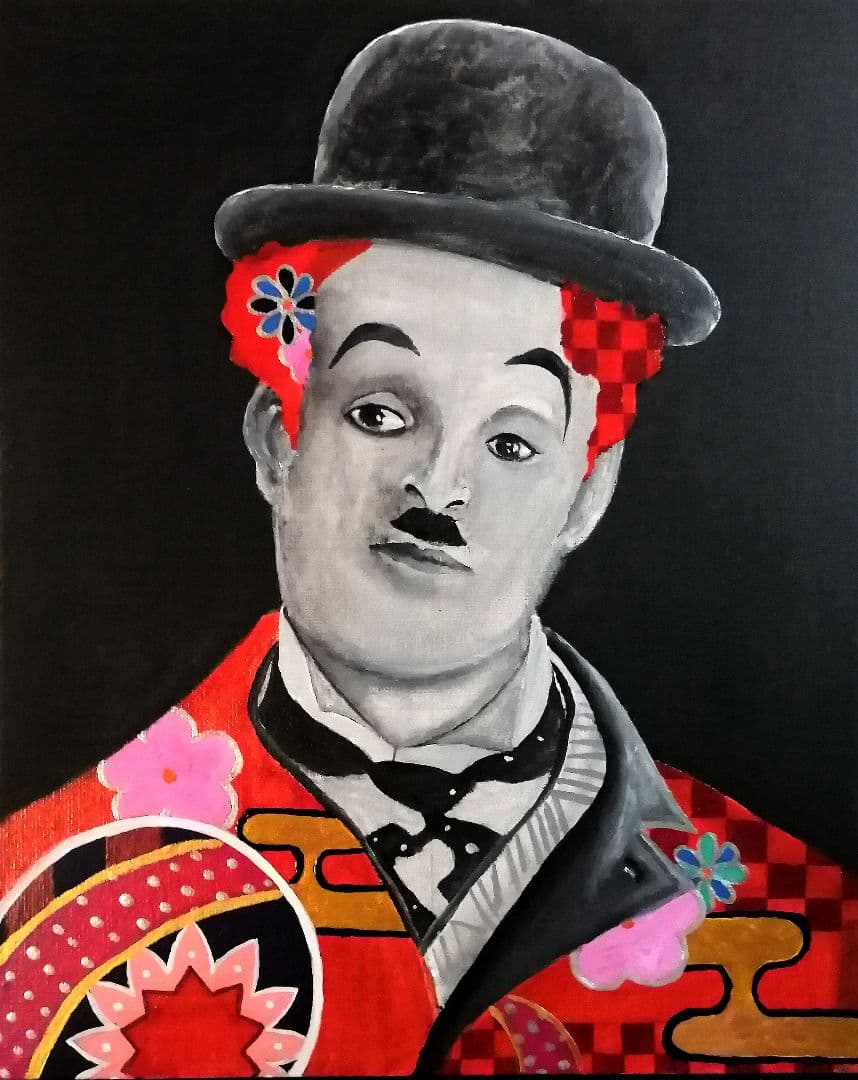 Chaplin 絵画 原画 ドローイング アート 2点