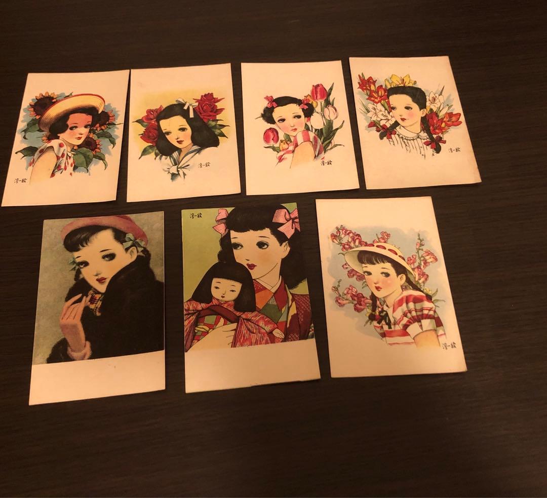 中原淳一絵葉書