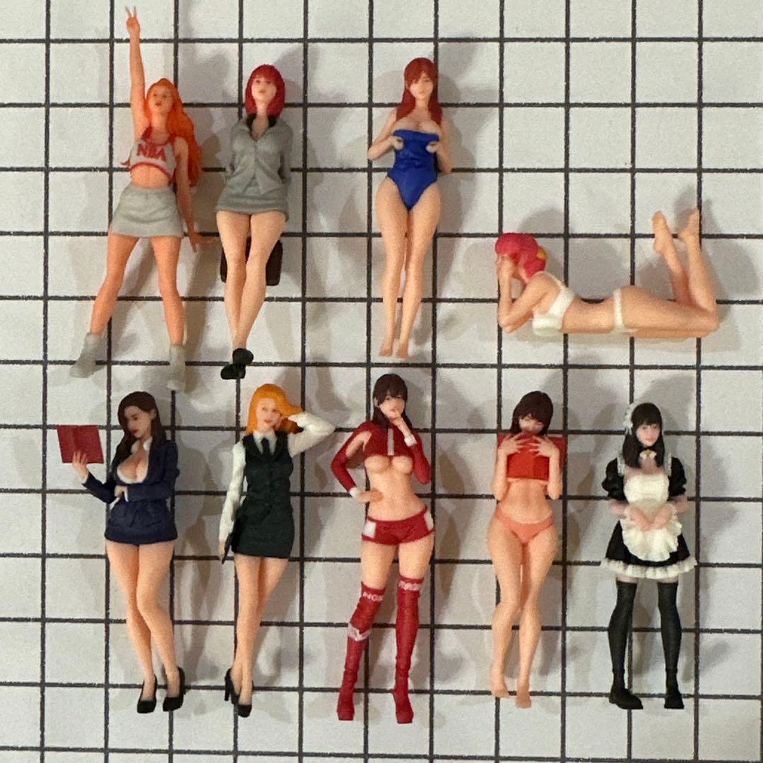 1/35 オーシャンコスモス　フィギュア9体　ミニカーに　1/64より大