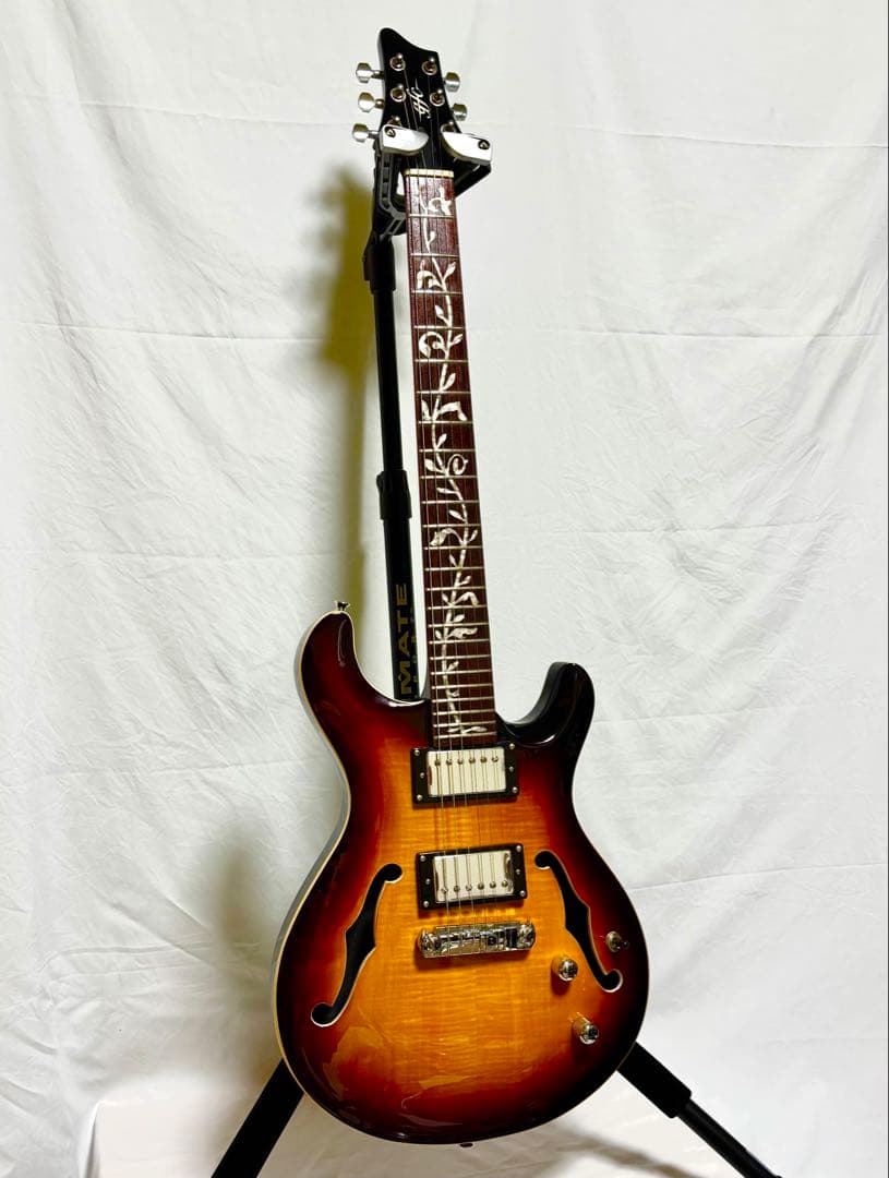 【新品弦張替済】GFC セミアコ PRSタイプ Tree of Life