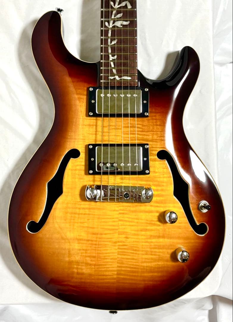 【新品弦張替済】GFC セミアコ PRSタイプ Tree of Life