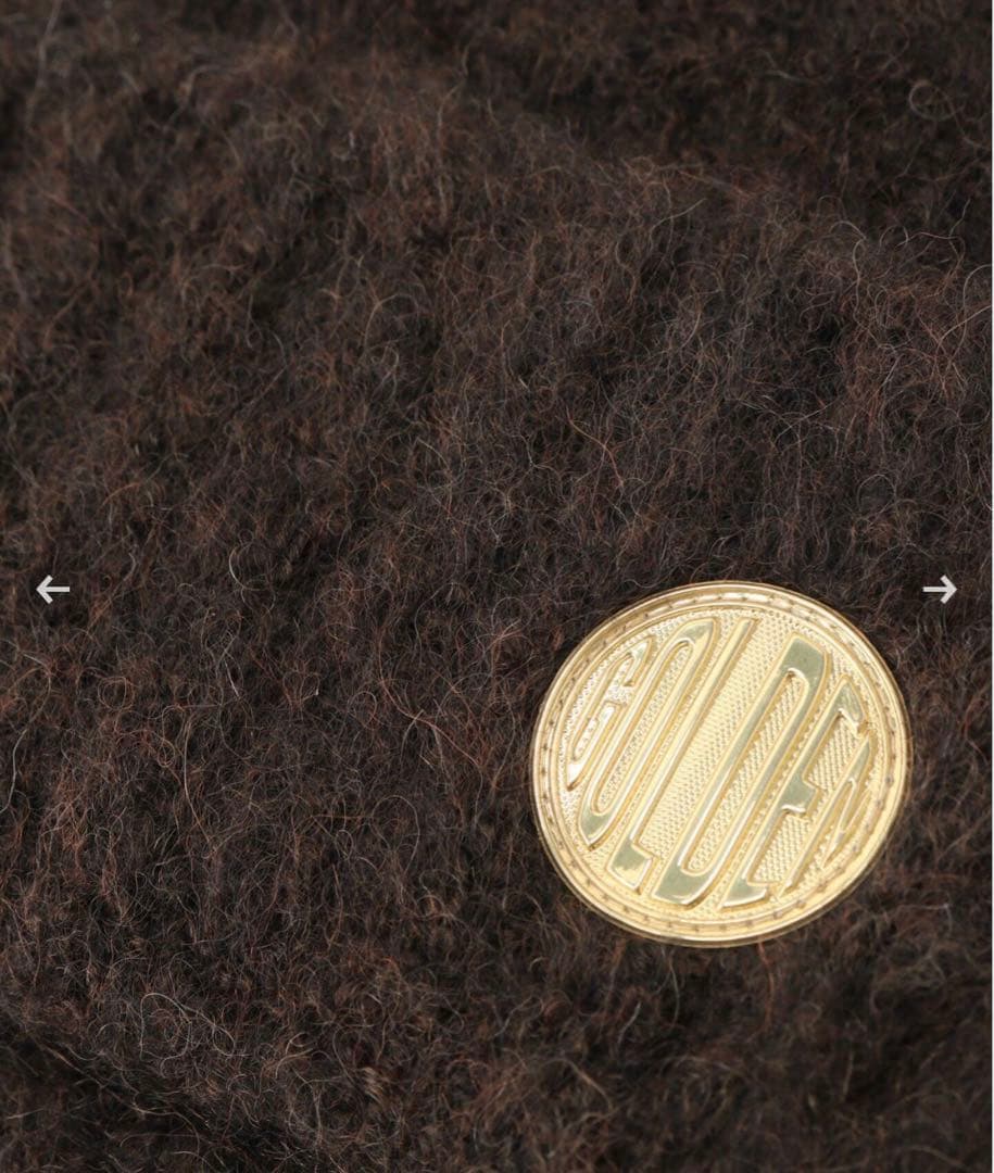 最終お値下げ・GOLDEN  WOOLKNITCAPタグ付き(完売品)