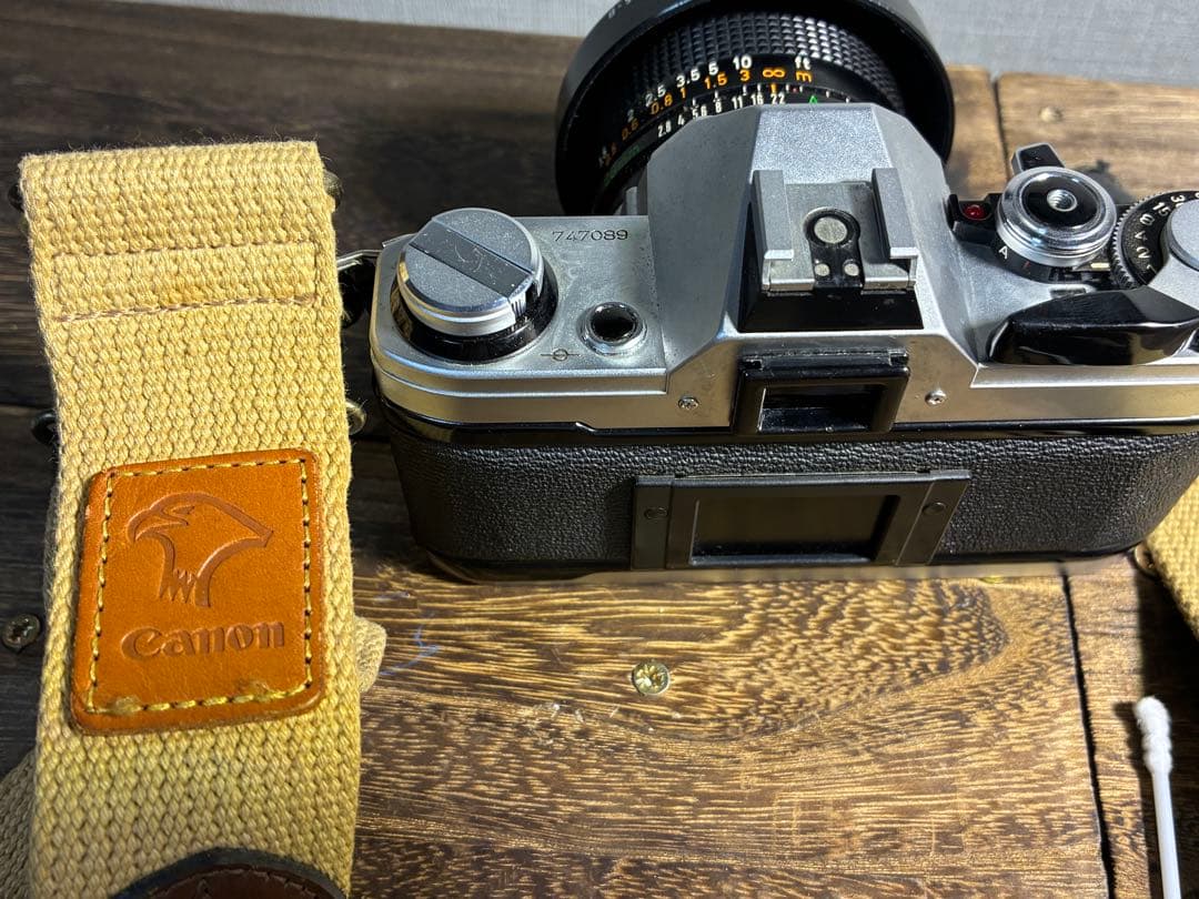 希少CanonAE-1 フィルムカメラ＋FD28mm F2.8レンズヴィンテージ