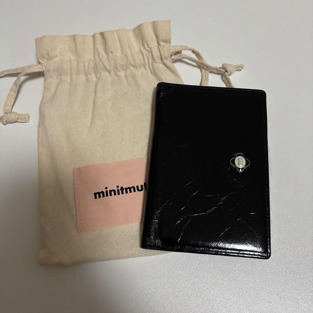 minitmute ミニミュート passport パスポートケース ブラック
