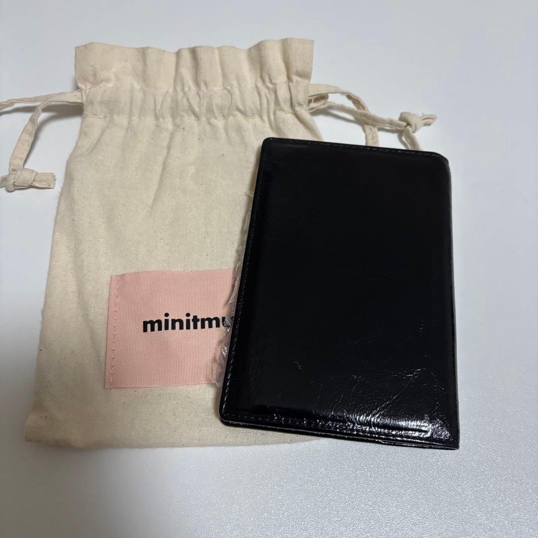 minitmute ミニミュート passport パスポートケース ブラック
