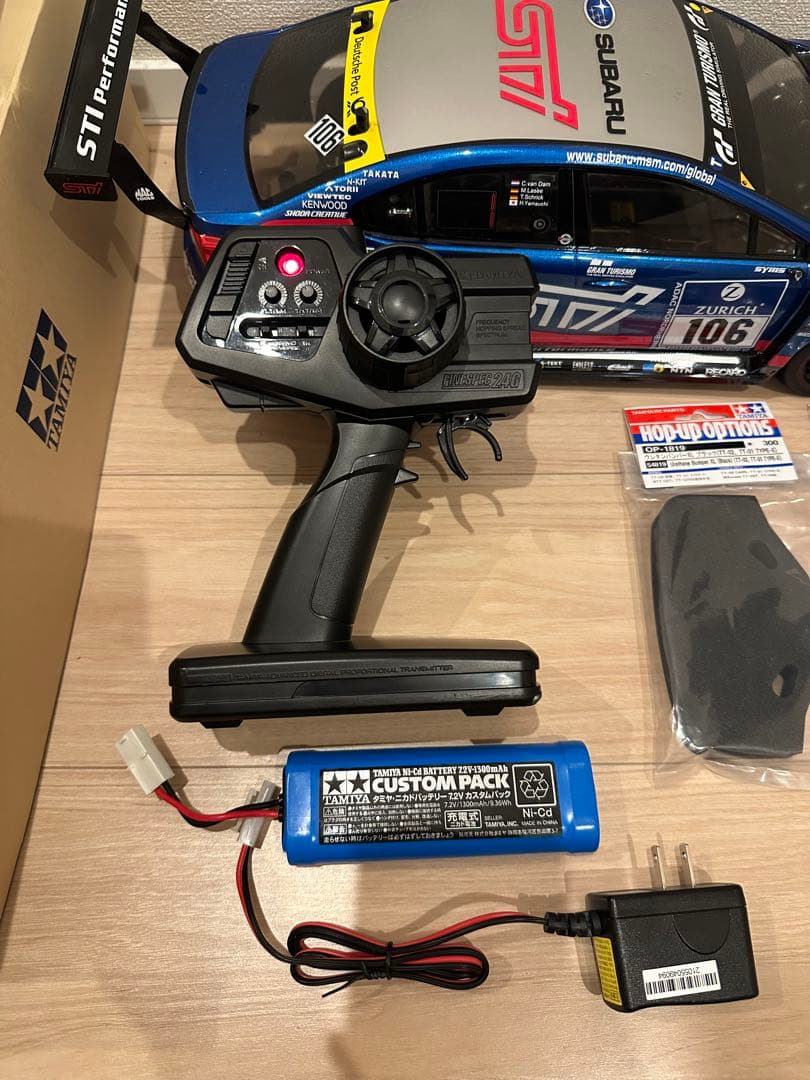 ラジコン　タミヤ　XB SUBARU WRX STI NBR 完成品