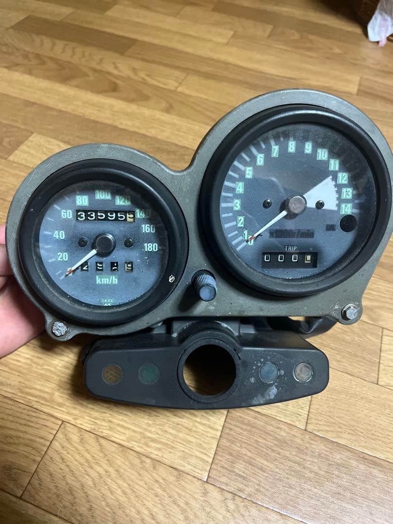 ゼファー 親子メーター 初期 当時物 タコメーター カワサキ zephyr400