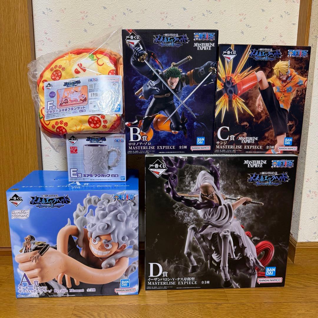 ワンピース 一番くじ 未来島エッグヘッド A〜F賞