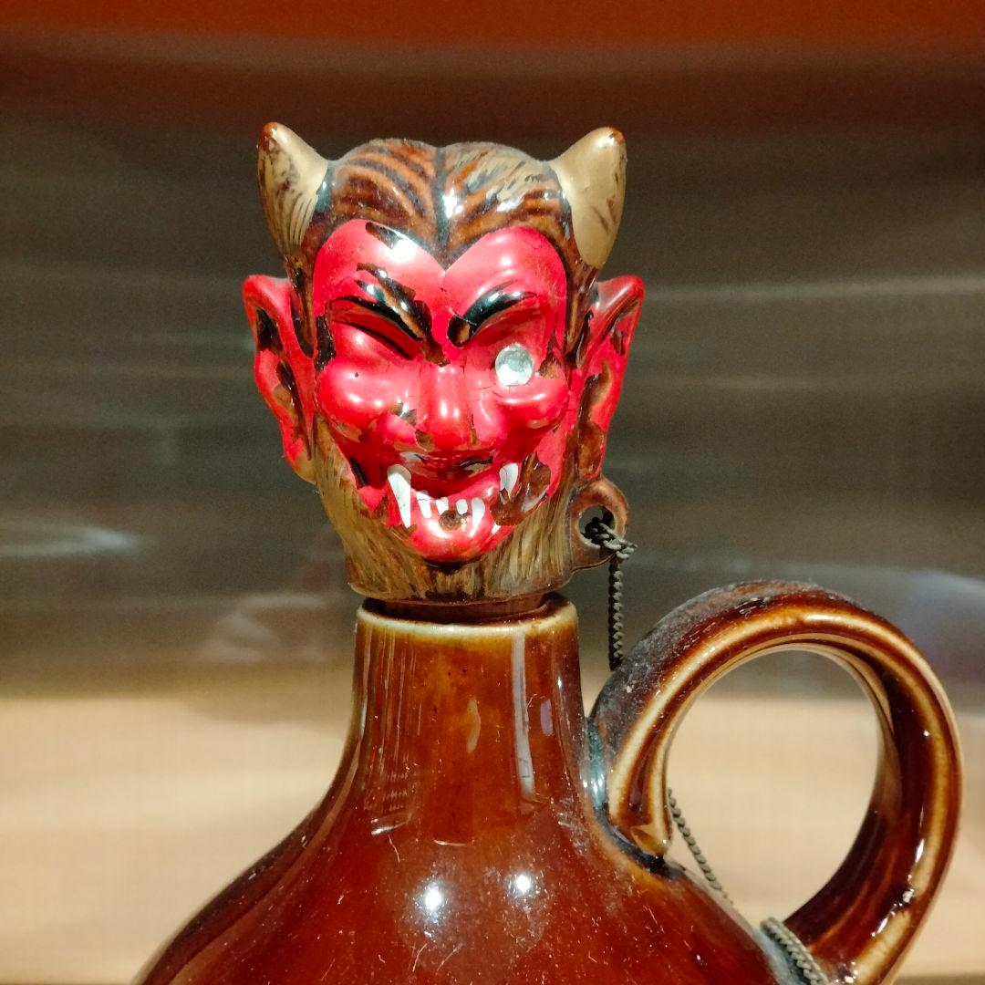 美品　50s デビル　サタン　死神　ビンテージ　デカンタ