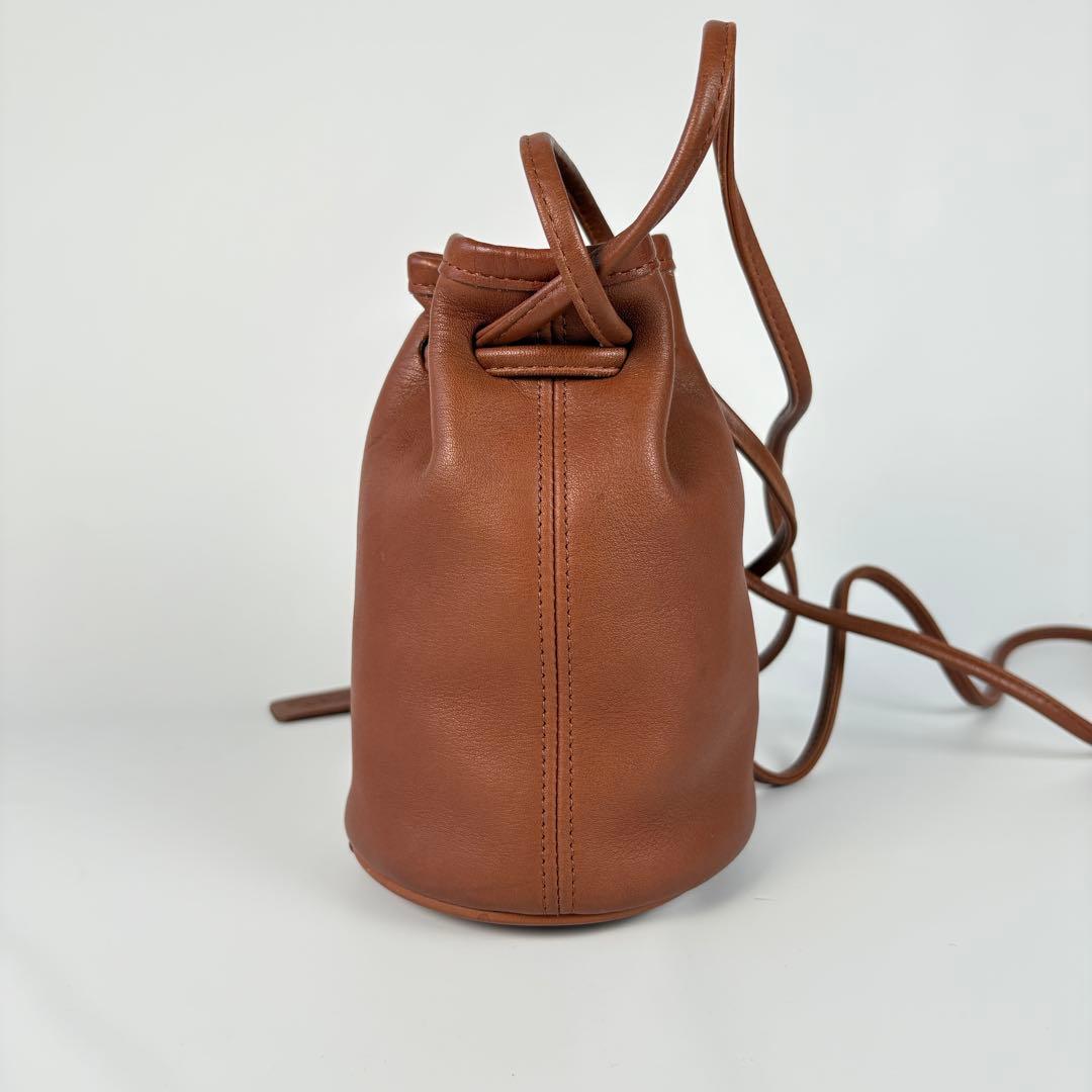 レア箱付　美品　オールド　コーチ 巾着 ショルダーバッグ USA製　4144